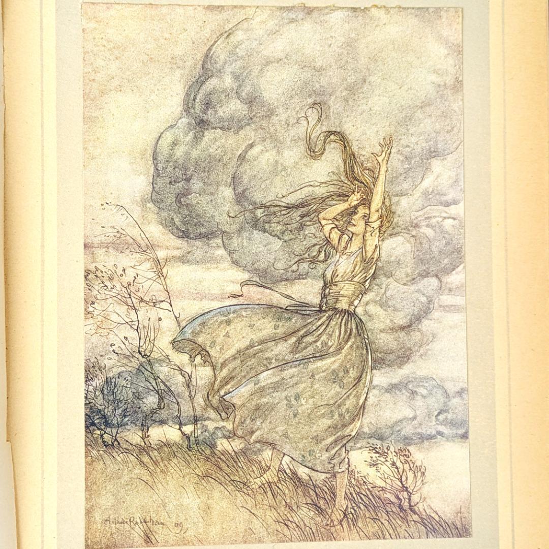 希少な初版 アーサー・ラッカム挿画本『ウンディーネ』1909年 全図15枚揃い