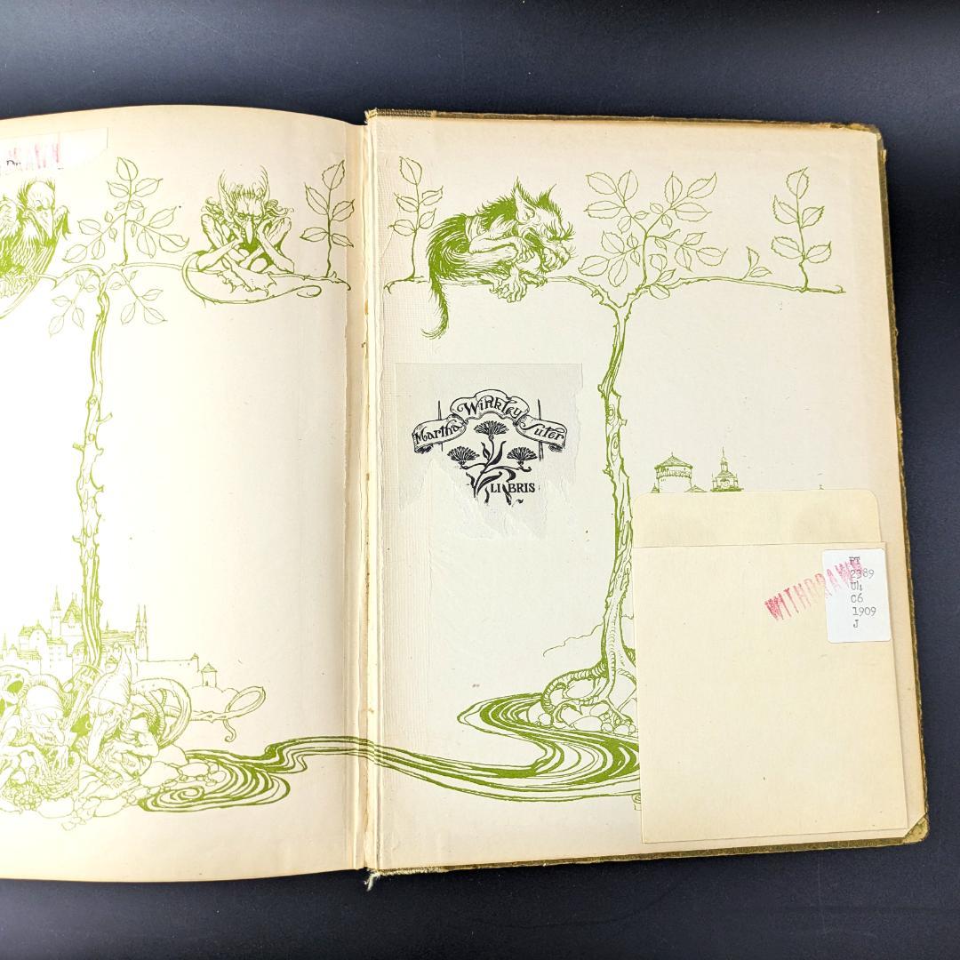 希少な初版 アーサー・ラッカム挿画本『ウンディーネ』1909年 全図15枚揃い