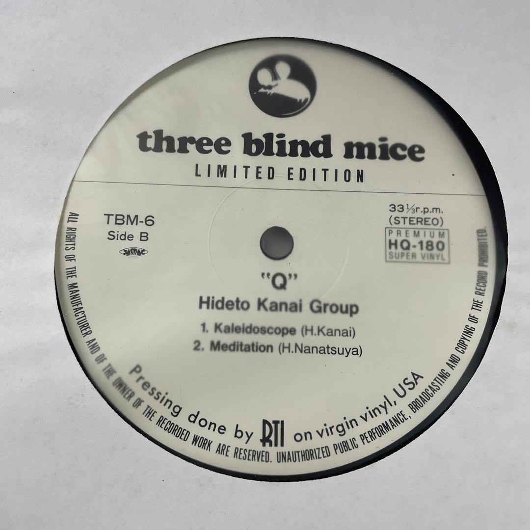 金井英人グループ ''Q'' TBM 25周年記念完全限定盤重量盤レコード