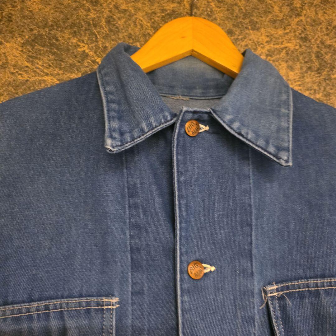 80s BIGMAC ビッグマック　デニムカバーオール　ヴィンテージ　フェード