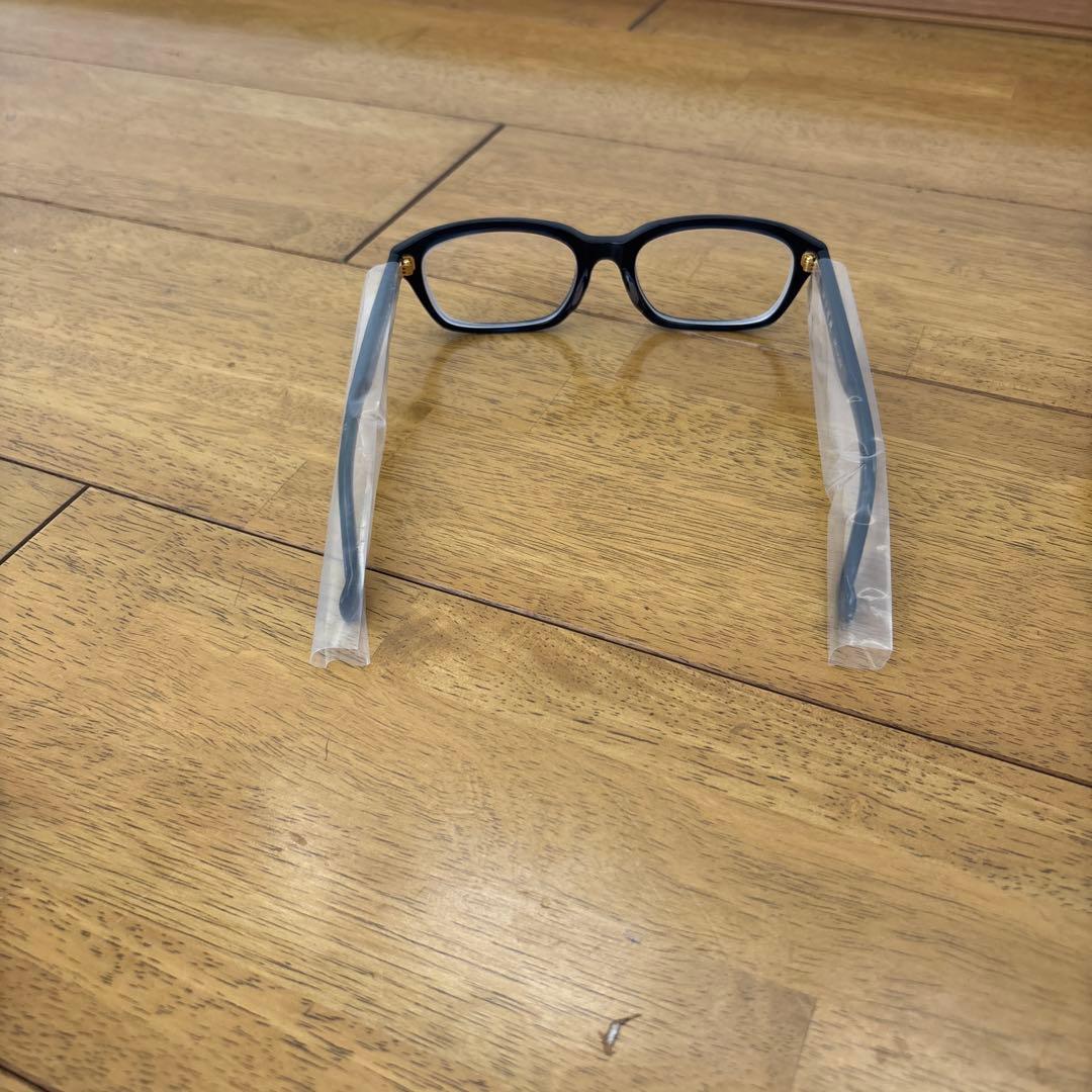 金子眼鏡 メガネ ブラック プラスチックフレーム