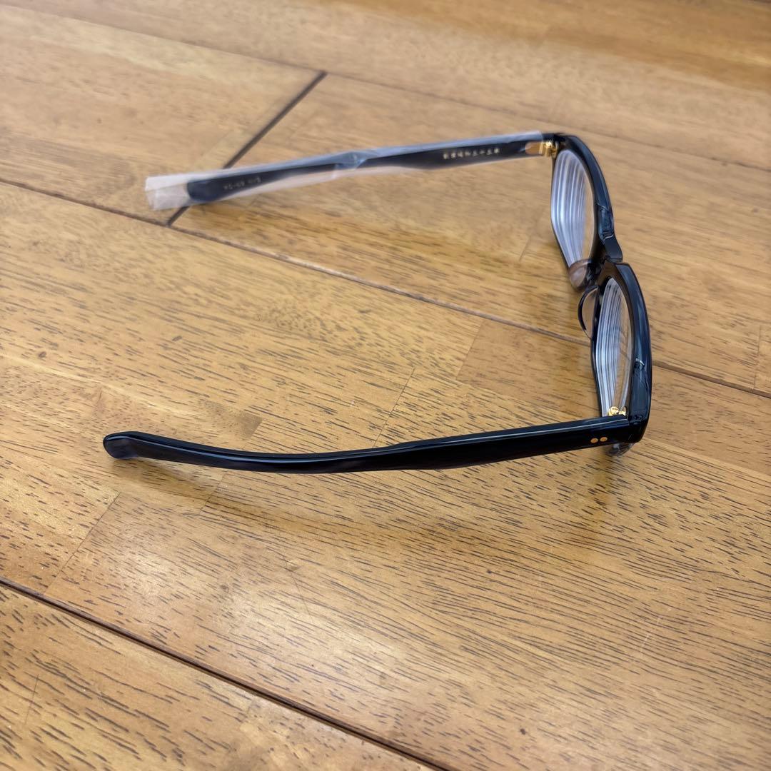 金子眼鏡 メガネ ブラック プラスチックフレーム