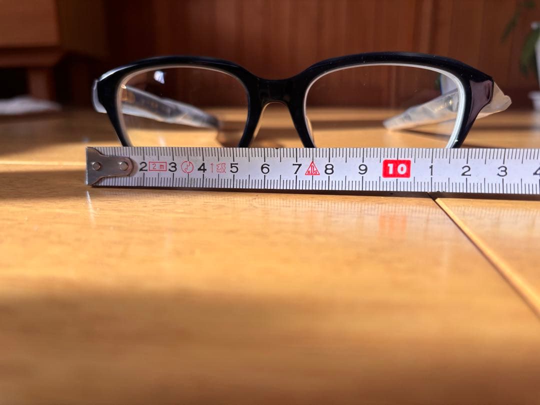 金子眼鏡 メガネ ブラック プラスチックフレーム
