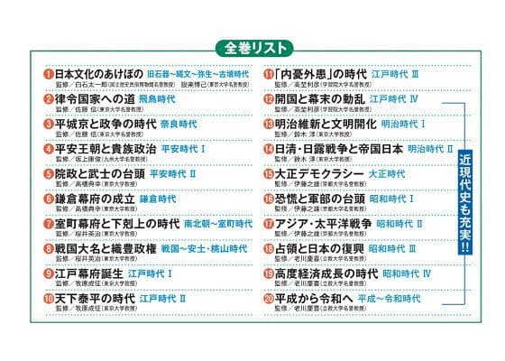 新品　小学館版学習まんが 日本の歴史　全20巻　4大特典付き