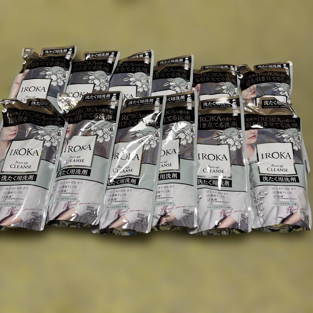 IROKA/イロカ ベースアップクレンズ（洗たく洗剤）つめかえ用 500g×1２
