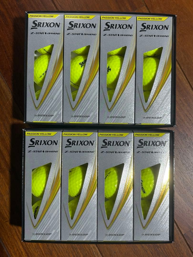 Srixon Z-STAR DIAMOND パッションイエロー 2箱セット