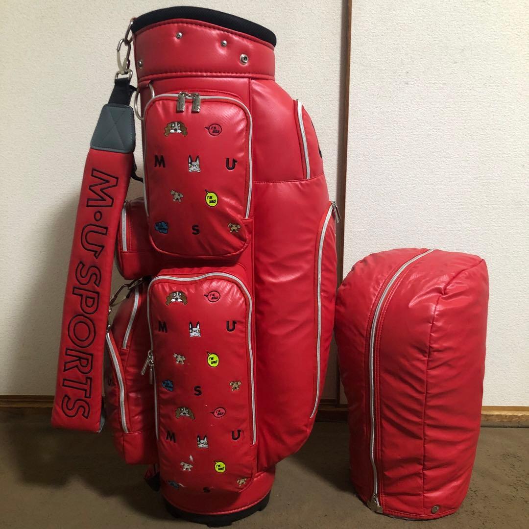 入手困難 ゴルフバッグ MUスポーツ ウエサコ 高級品 可愛いバッグ 比較的綺麗