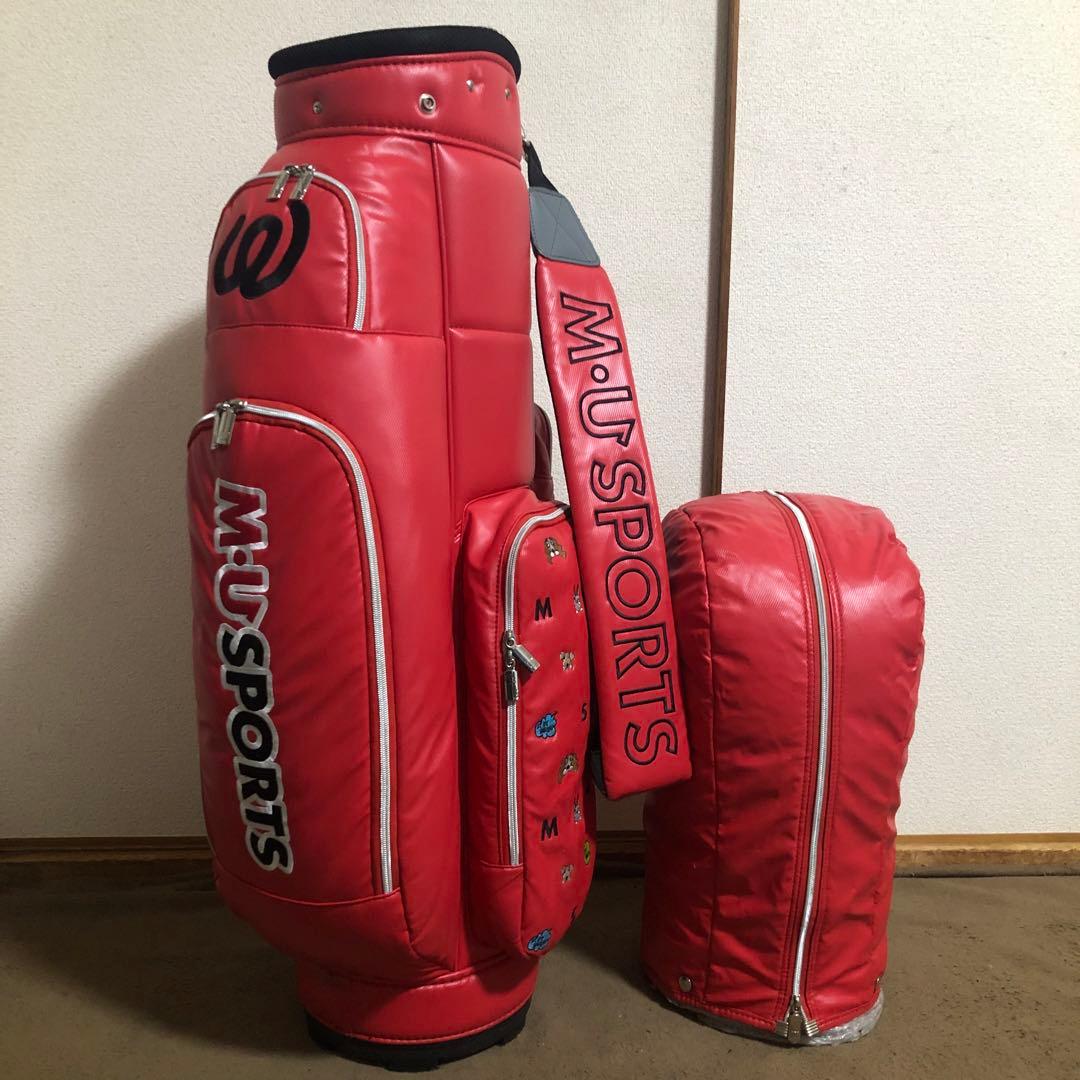入手困難 ゴルフバッグ MUスポーツ ウエサコ 高級品 可愛いバッグ 比較的綺麗