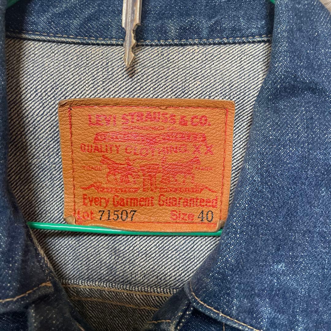 Levi's 71507 ダーク　サイズ40sho