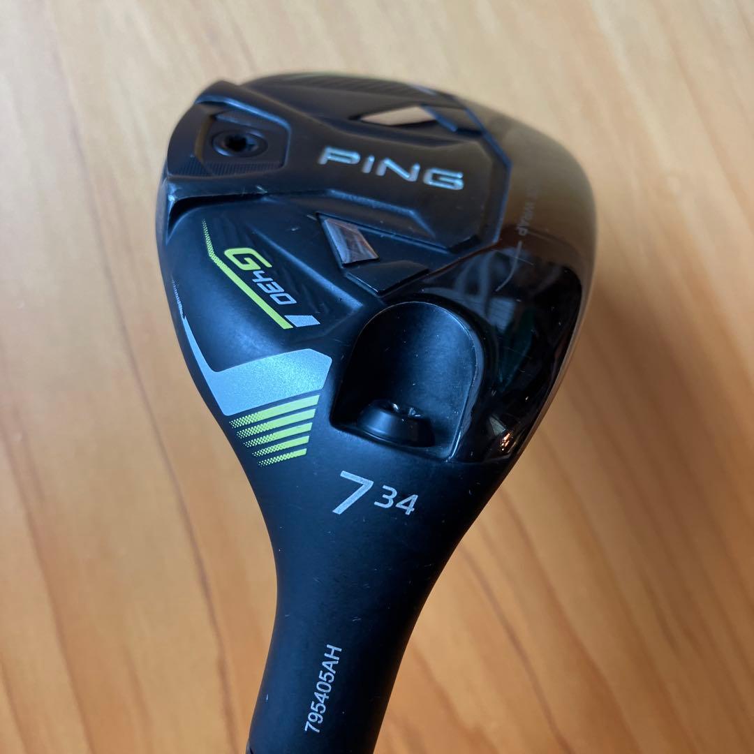 ピン G430ハイブリッド 7u 34度 ヘッドカバー付