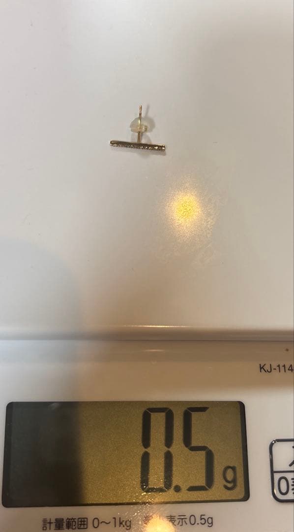 R*a様 blanciris ブランイリス　K18ゴールド バーピアス