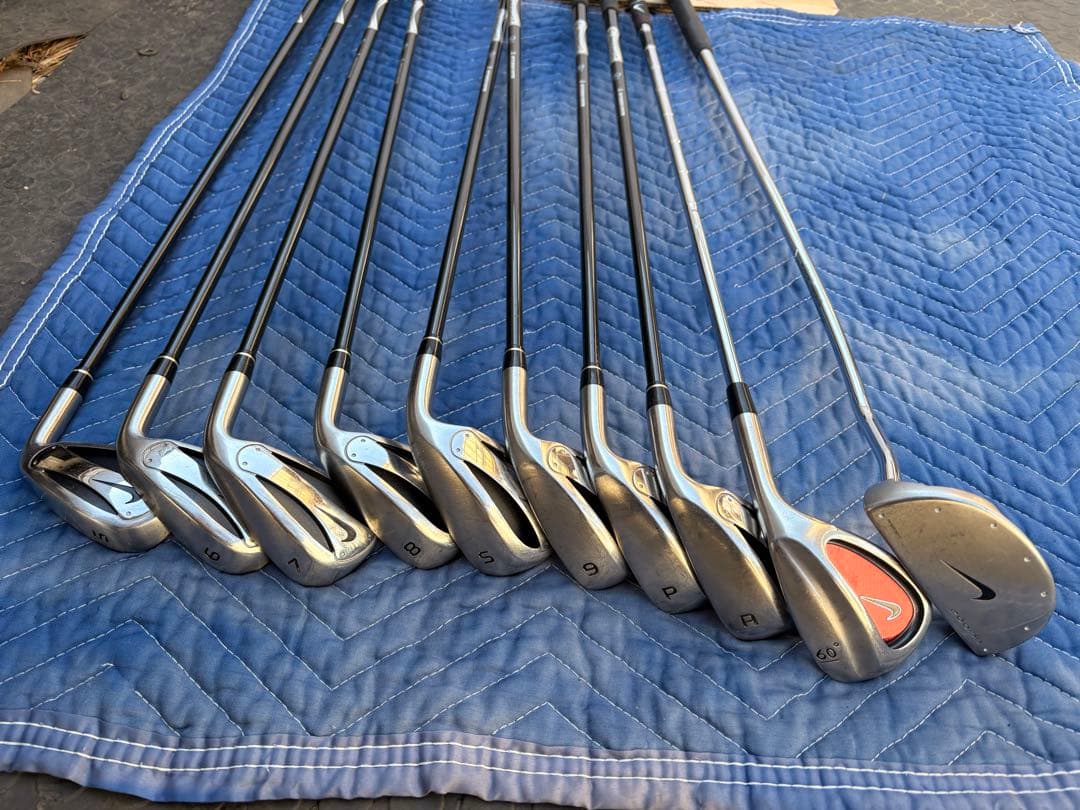 【NIKE ゴルフクラブセット アイアン＋ウェッジ＋パター 計10本】