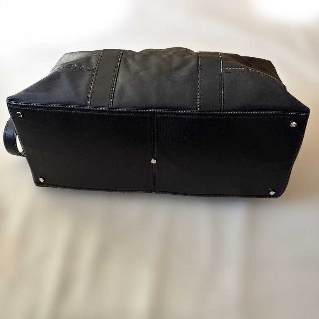 美品✨コーチ レザー　2way ボストンバッグ ブラック　大容量