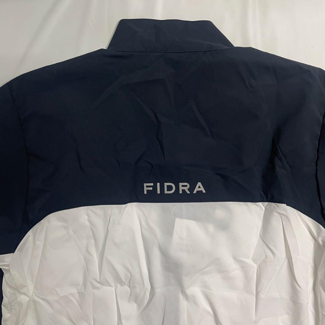FIDRA ゴルフウェア ストレッチ ブロッキングジャケット XXL 白×紺