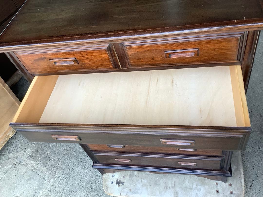 【昭和レトロ】アンティーク家具 6段洋服タンス チェスト