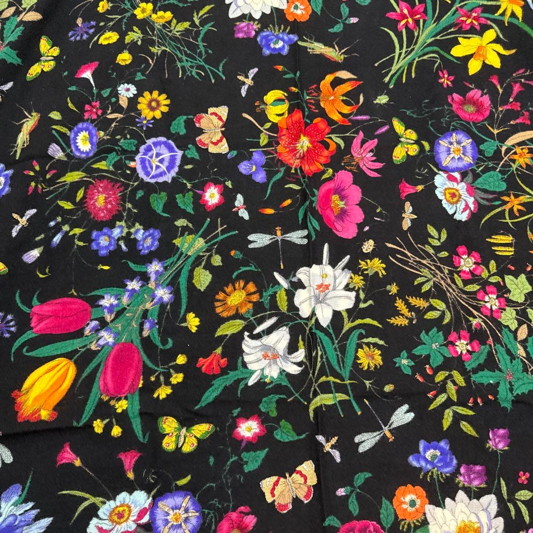 Gucci 花柄 シルクストール