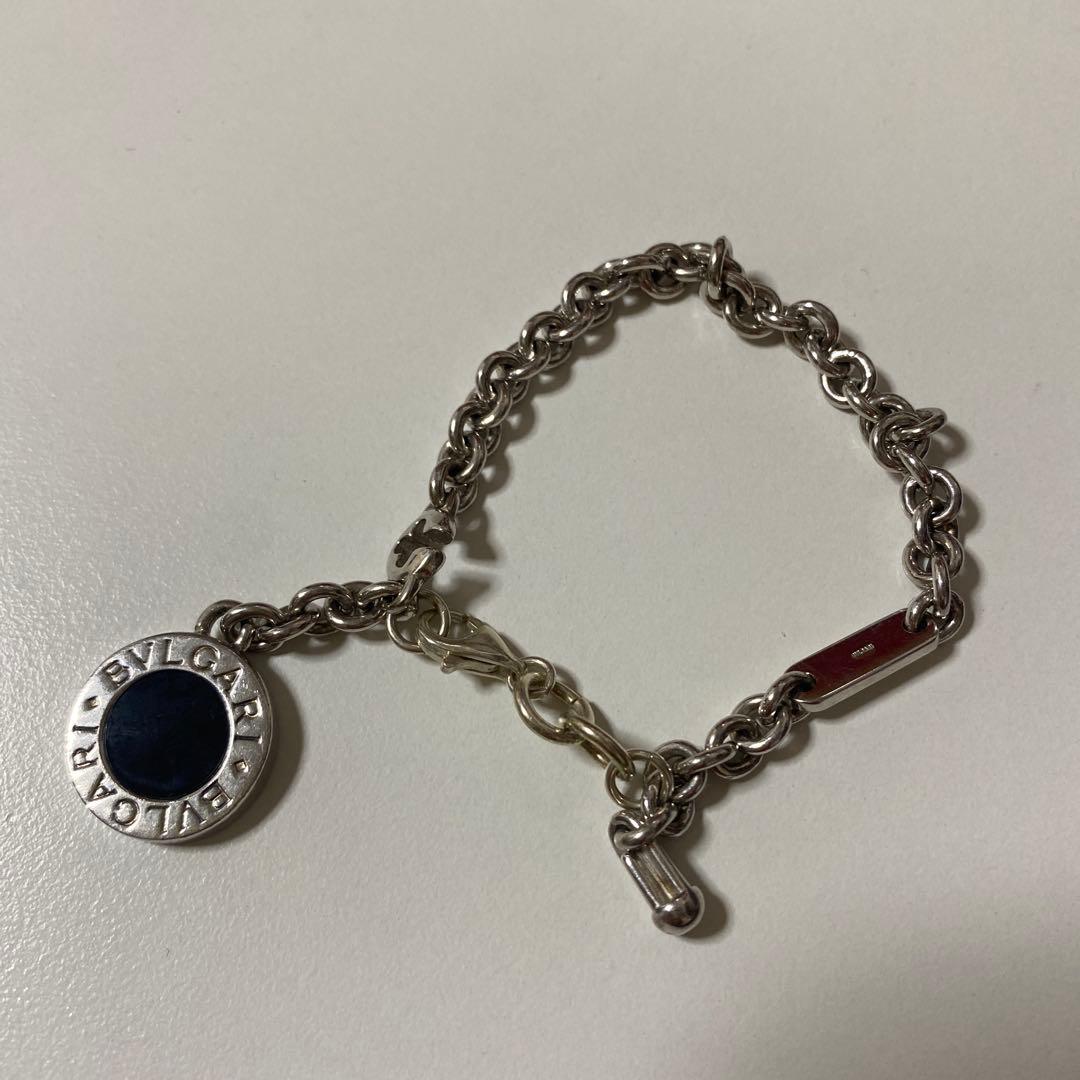 ブルガリ オニキス B-zero1 ビーゼロワン チャーム キーホルダー SV