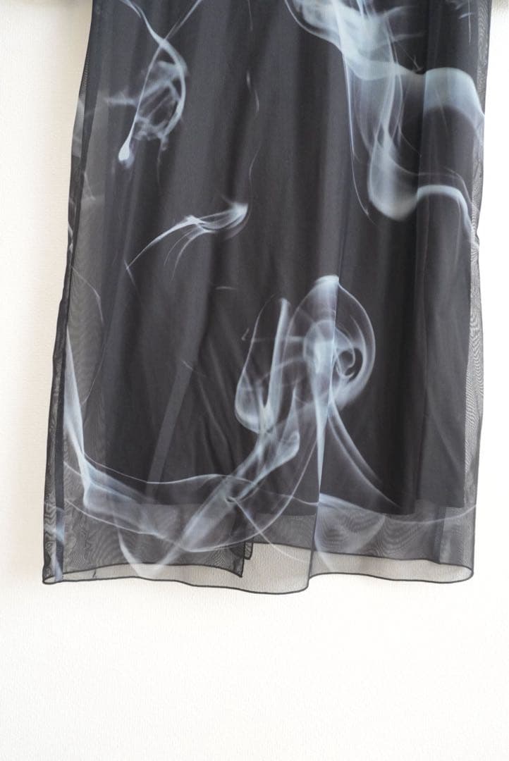 【美品/Mサイズ】AMERI CURL OF SMOKE SHEER DRESS