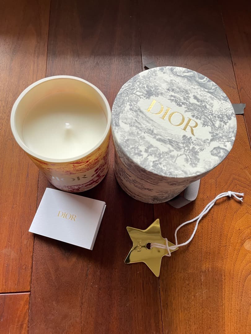 大幅値下げ！新品ディオールアロマキャンドル ボックス＆リボントワルドゥジュイ