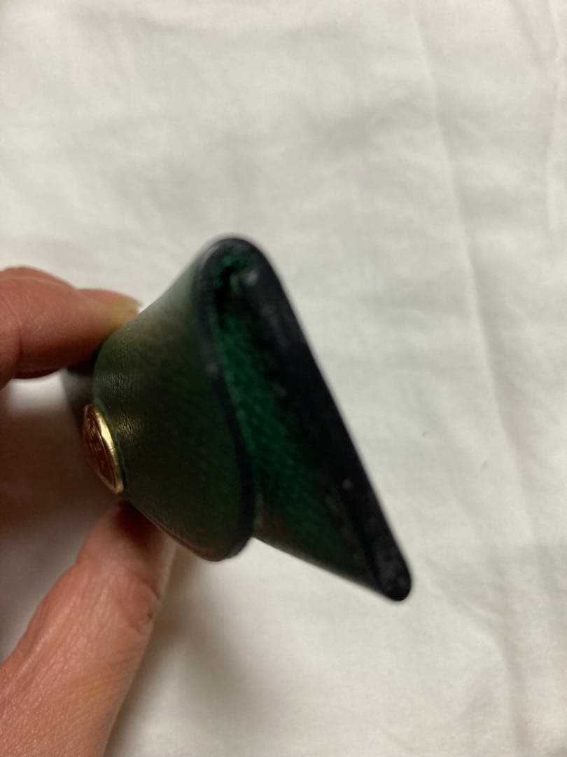 エルメス Hermes くし コーム レザーケース 未使用 バッファローホーン