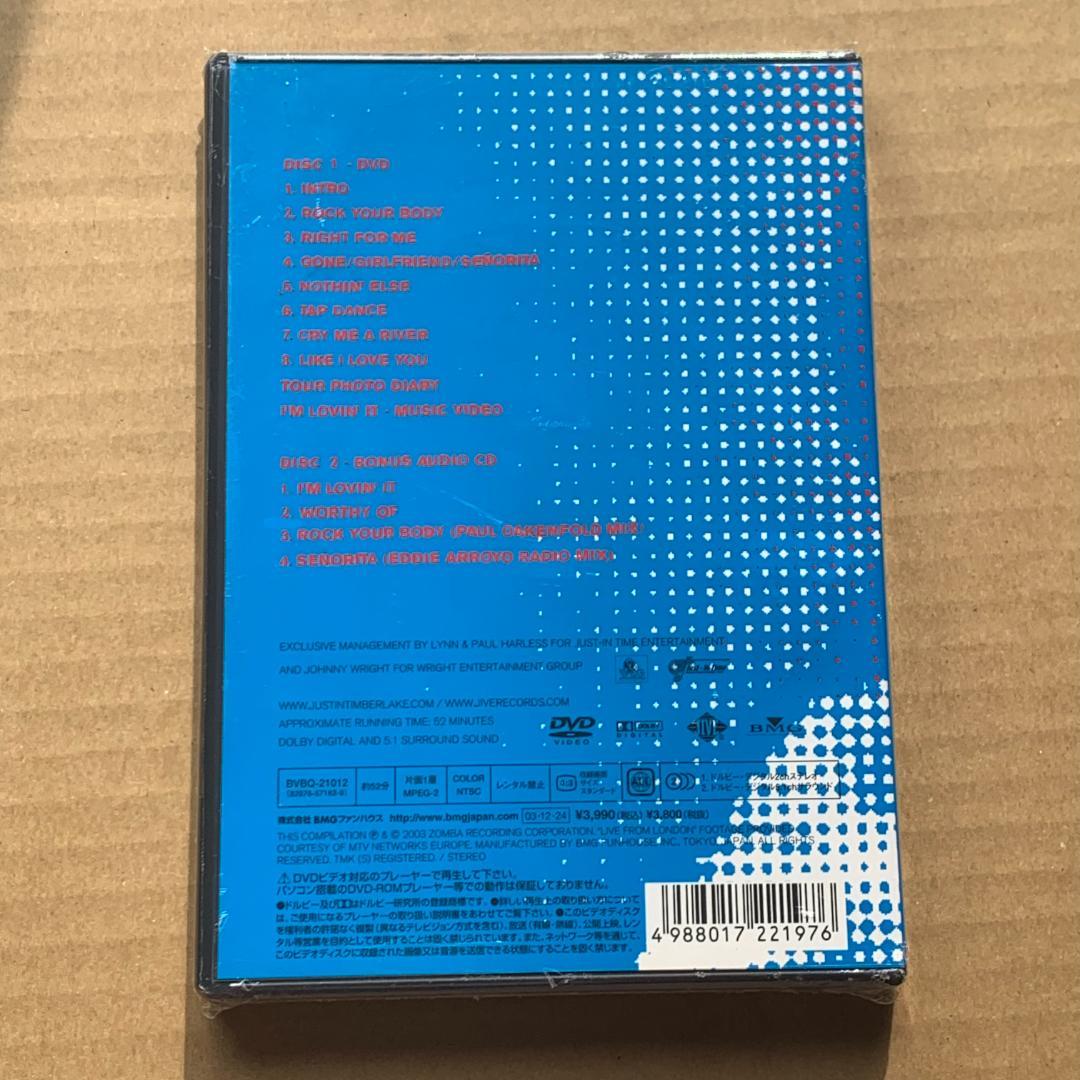ライヴ・フロム・ロンドン/ジャスティン・ティンバーレイク：未開封DVD