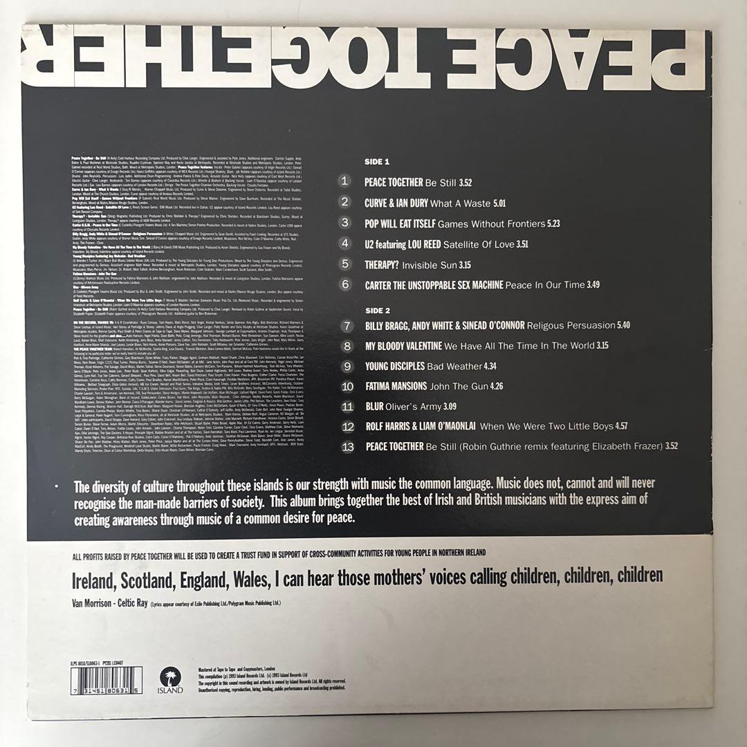 洋楽 V.A PEACE TOGETHER LP 1993