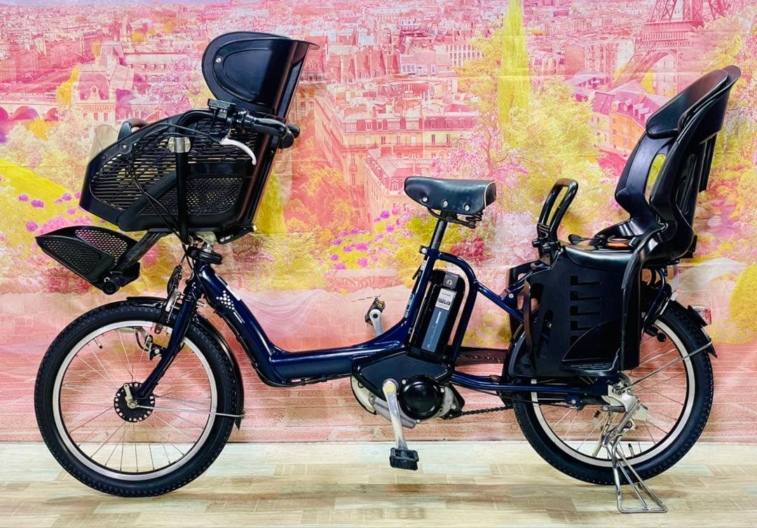 ZK3298 電動自転車 ブリヂストン アンジェリーノ 子供乗せ 20インチ