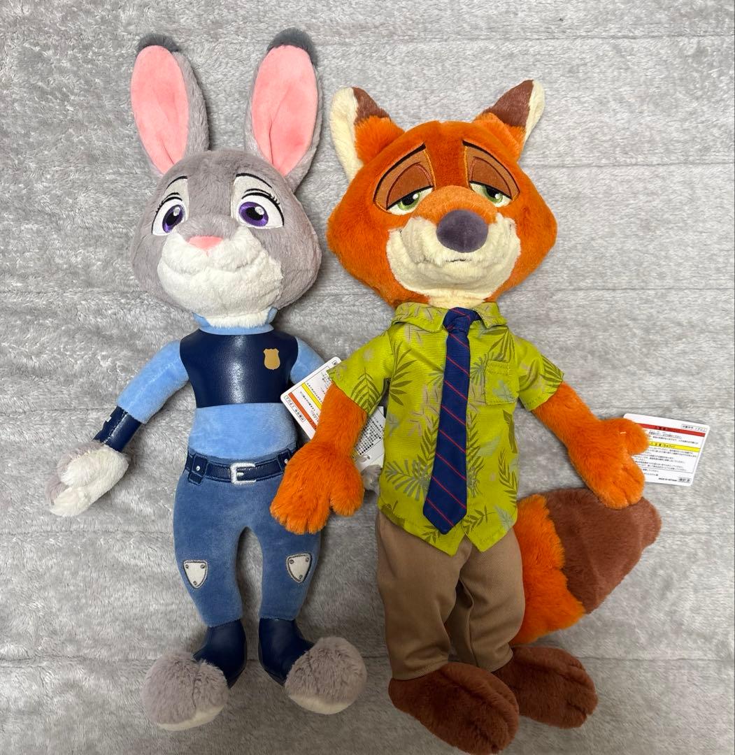 m*.様 ディズニー ズートピア ニック ジュディぬいぐるみ