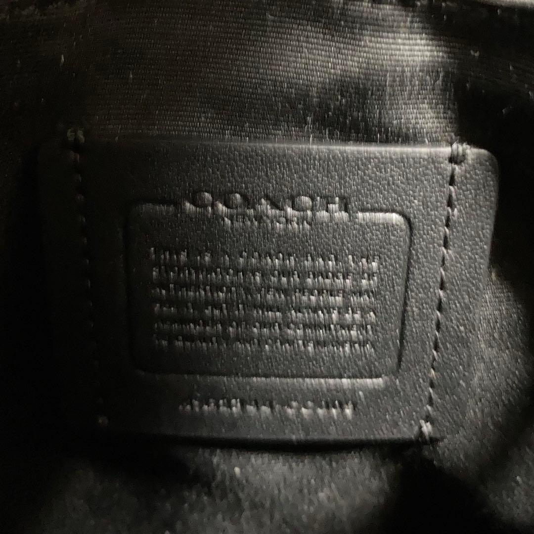 【極美品】コーチ サリバン ショルダーバッグ レザー PVC グレー ブラック