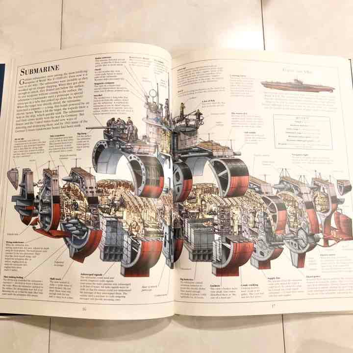 海外製絵本 知育  図鑑 Incredible Cross-Sections 本