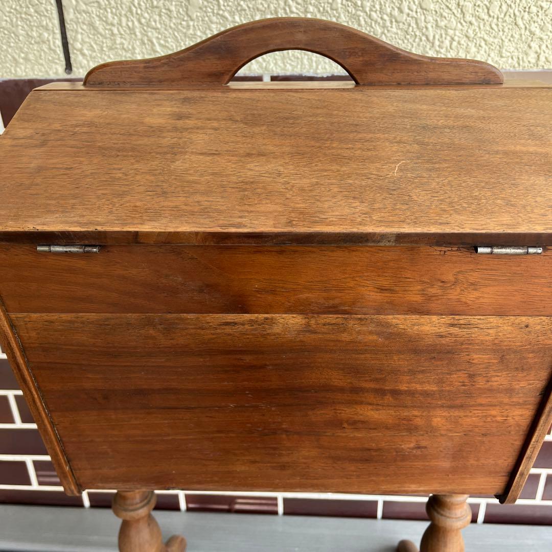 ヴィンテージ　ソーイングボックス　アメリカ製