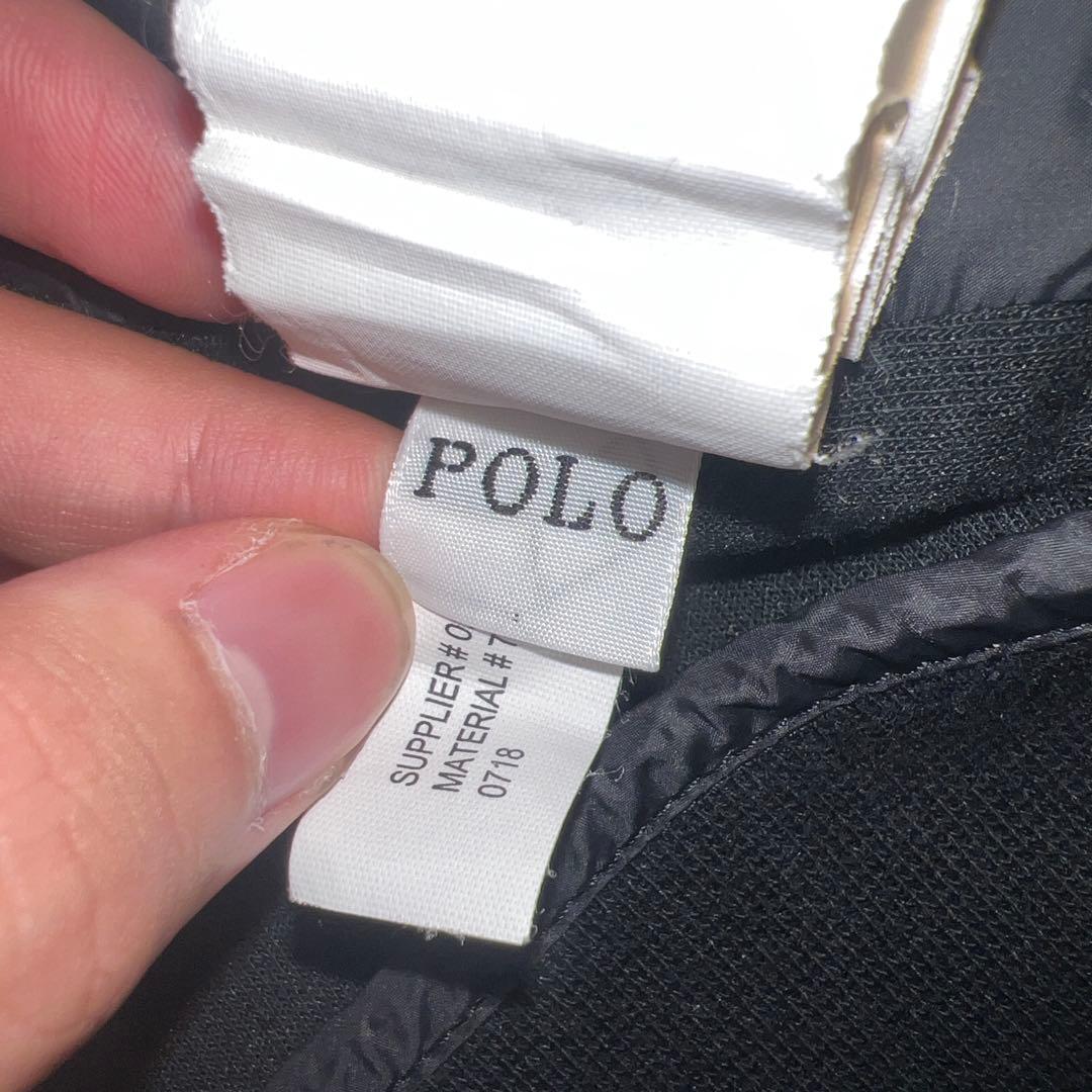 美品 Polo Ralph Lauren フード付き ダウンベスト S ブラック