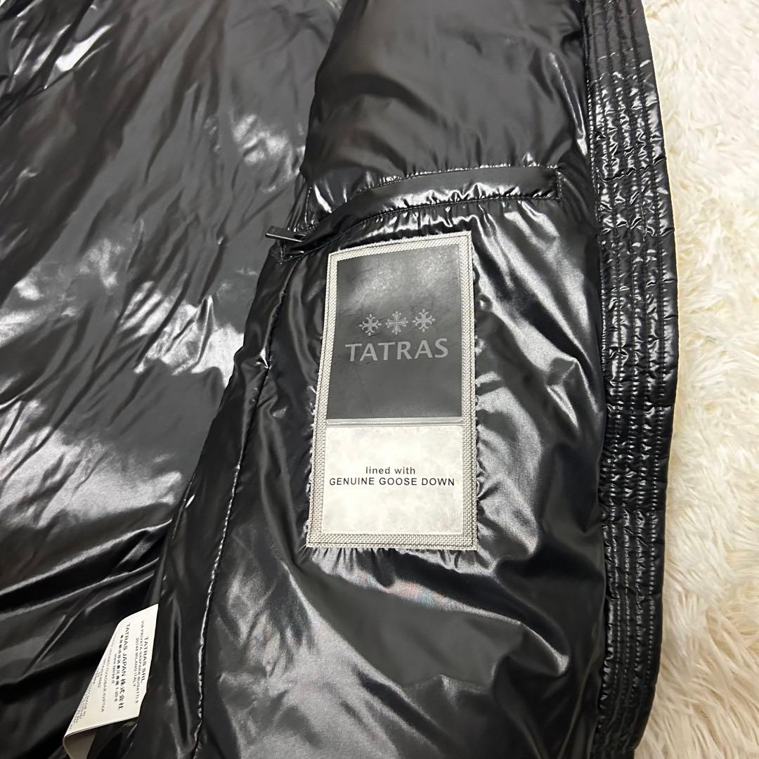 すぐ届く　未使用級極美品　TATRAS　ベルボ　ダウンジャケット　ブラック　3