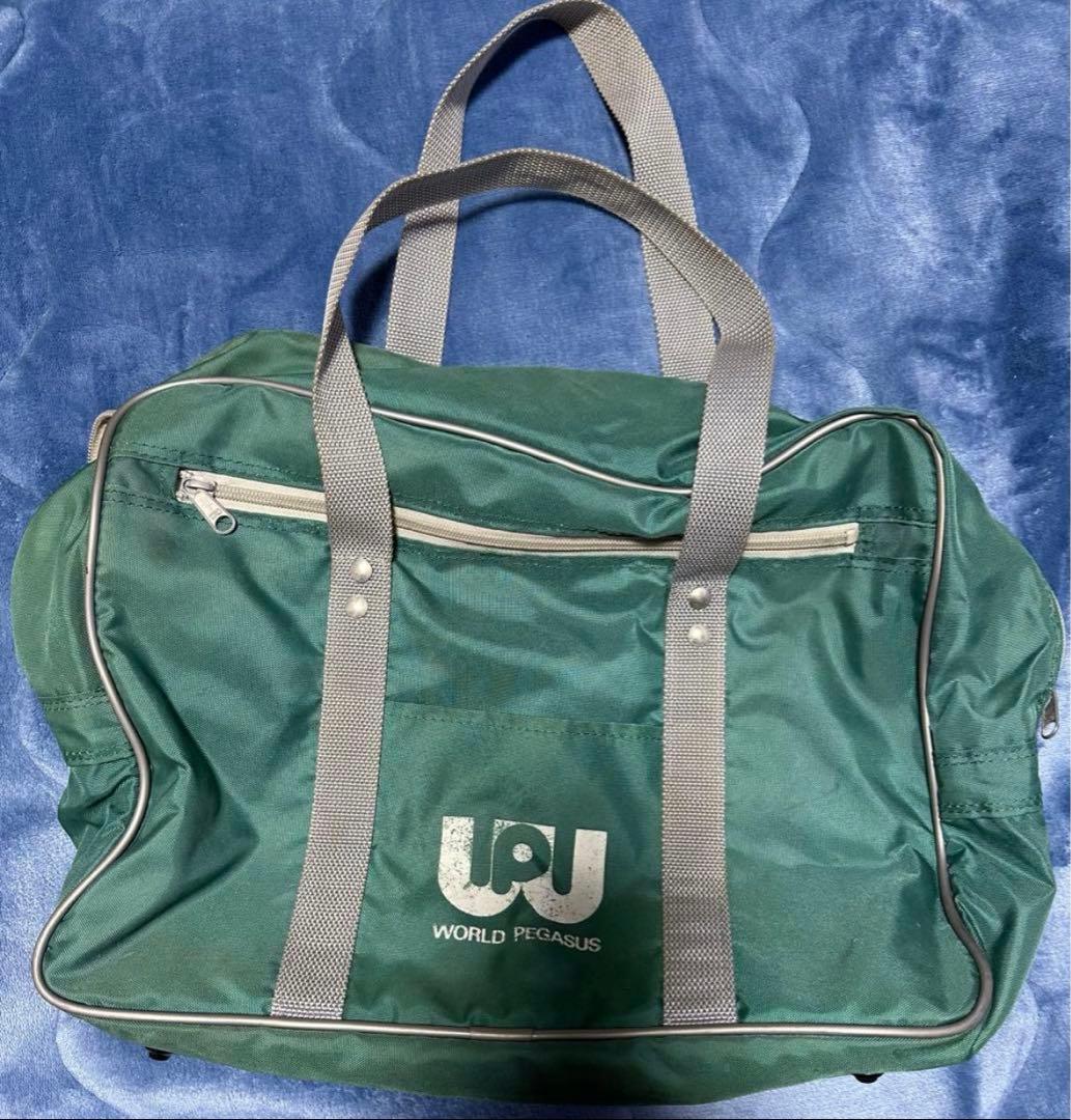 ワールドペガサス　ワッペ スクバ 緑　トートバッグ