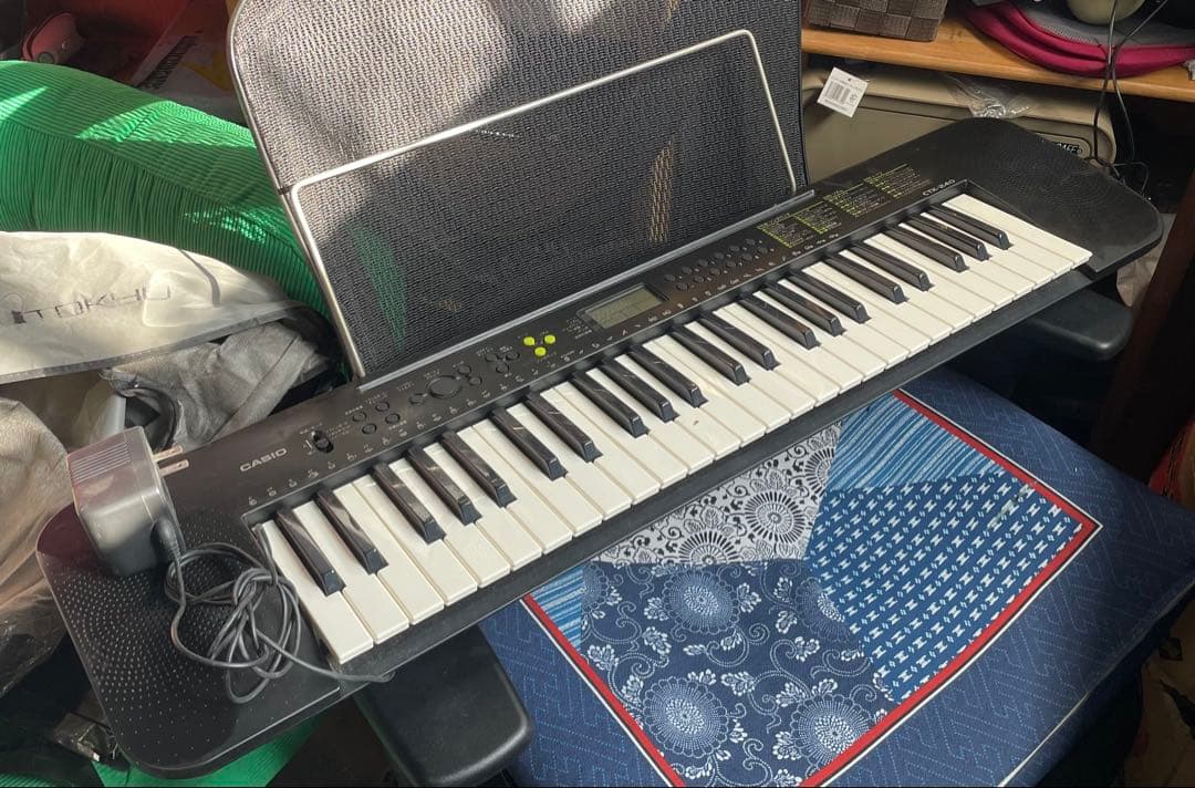 CASIO 電子キーボード CTK-240 61鍵 AC付 動作品