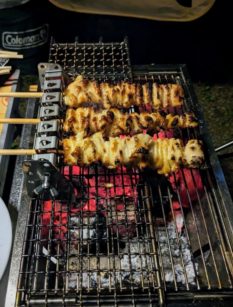 KVASS ステンレス製炭火台 ゼオール鉄板 焼鳥セット ベルモントバッグ入り