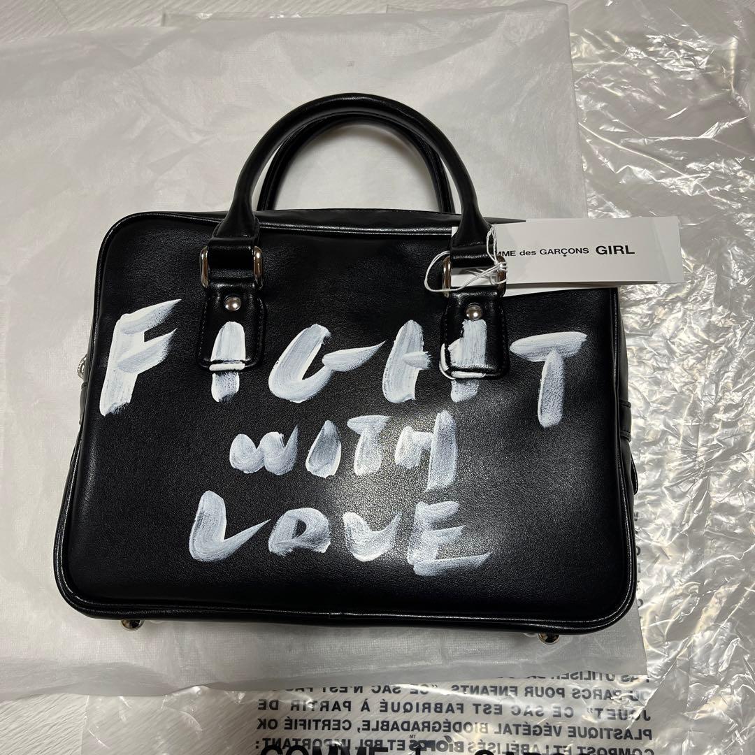 コムデギャルソンガール　ハンドペイントバッグ