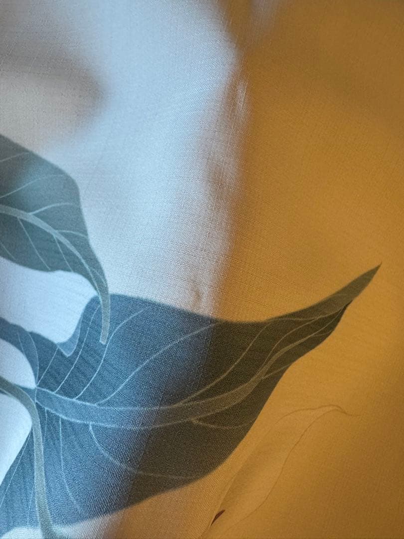 【未使用品】撫松庵 絵羽 カラー柄　単衣 夏着物 浴衣 仕立て上がり 単品