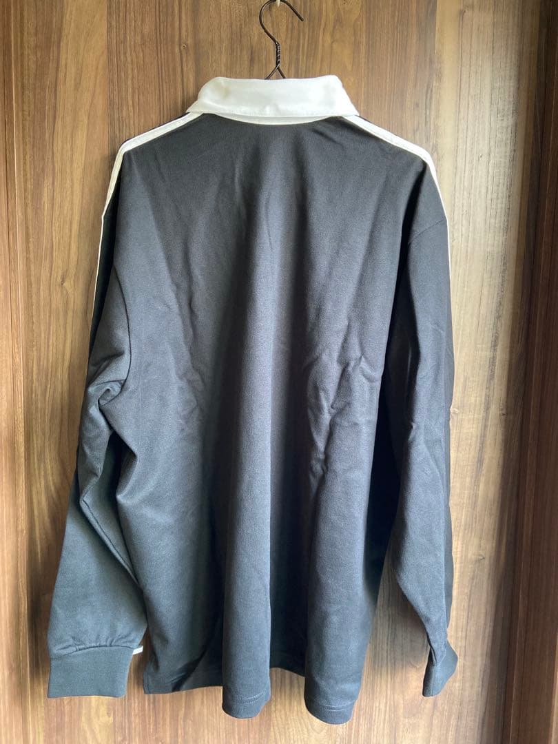 adidas RUGBY POLO LS ブラック 3XL IZ4806