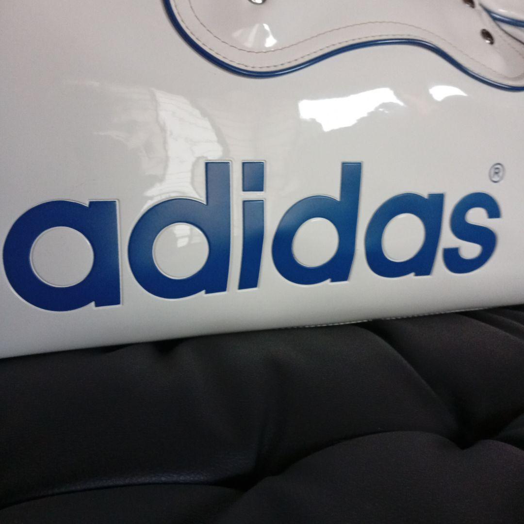 アディダス エナメル ボストンバッグ 美品