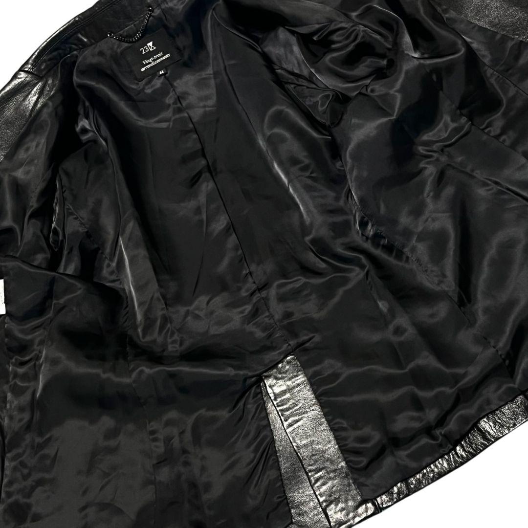 【大きいサイズ】【羊革】【44】23区 レザージャケット レディース