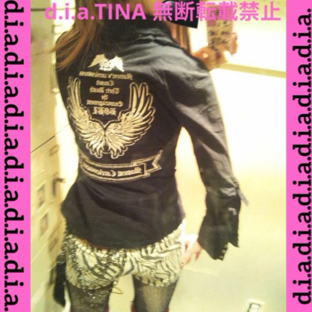 d.i.a. バック刺繍シャツ【平成ギャル】ダメージ加工 希少