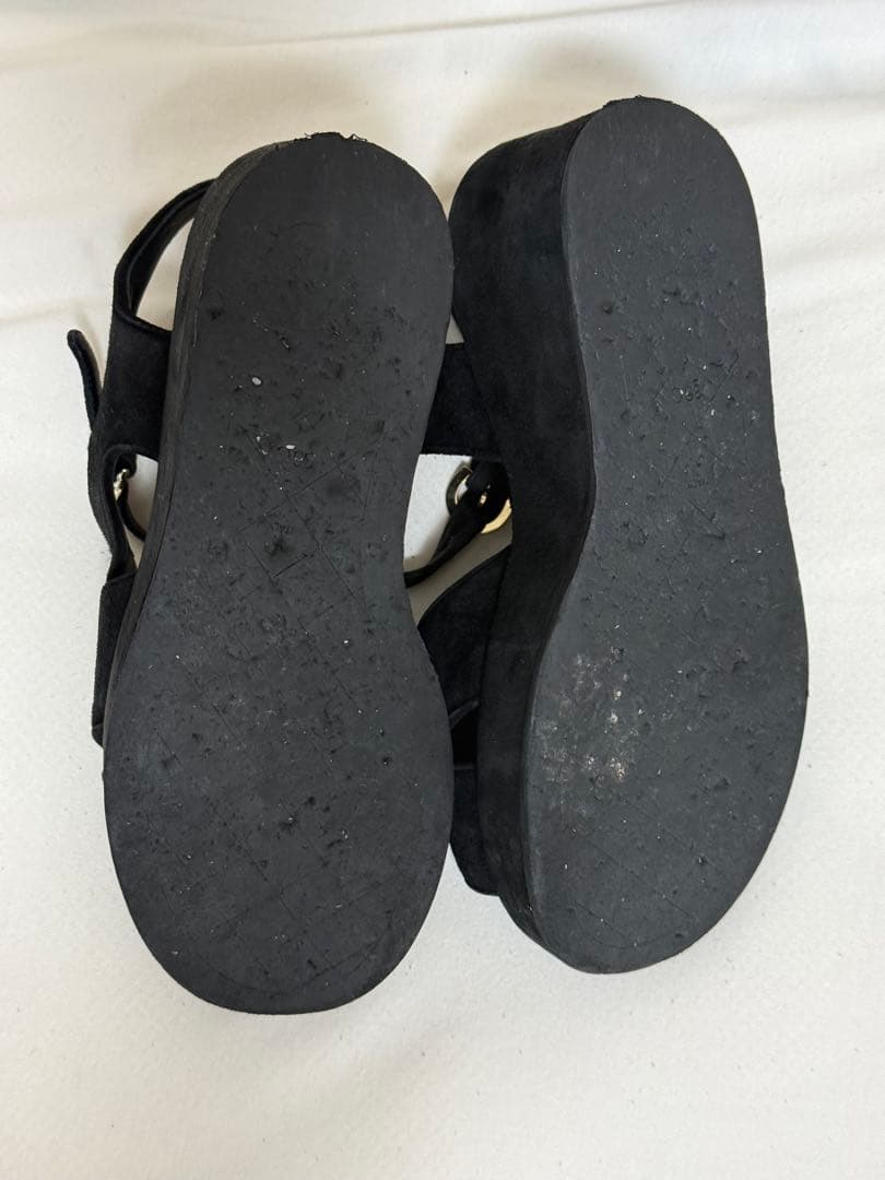 シャネル CHANEL ココマーク サンダル ウェッジソール 36C 23.5