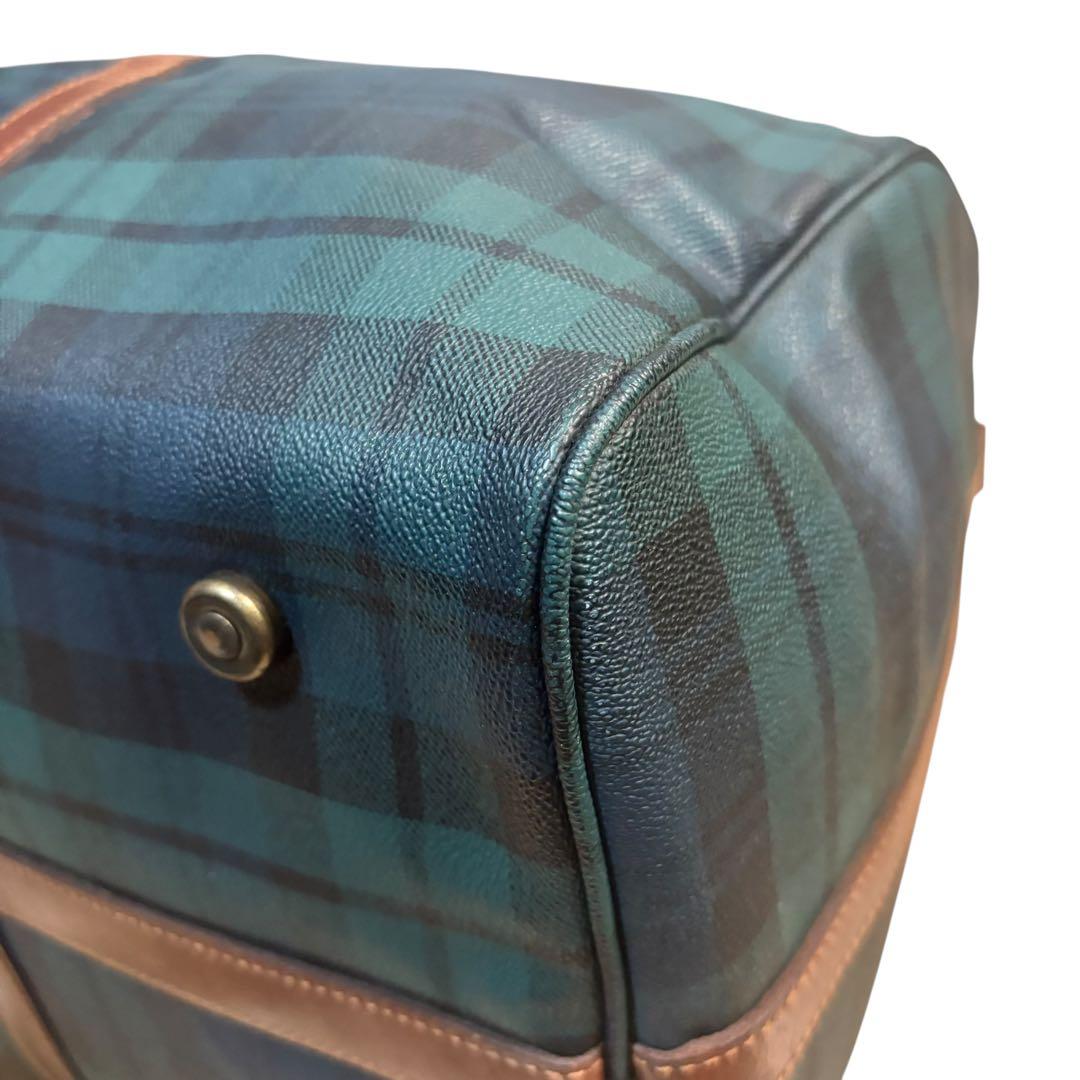 美品 ポロラルフローレン ボストンバッグ 2way チェック PVC 大容量