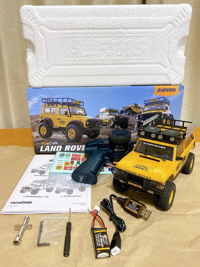 FMS ラジコン　レンジローバー 1/24 ランドローバー fcx24m