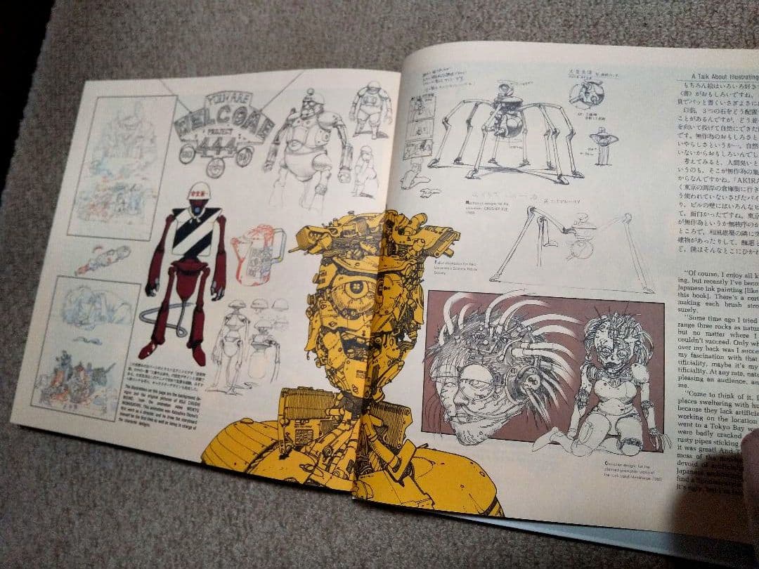 【中身超美品】第1版OTOMO KATSUHIRO ART WORK KABA