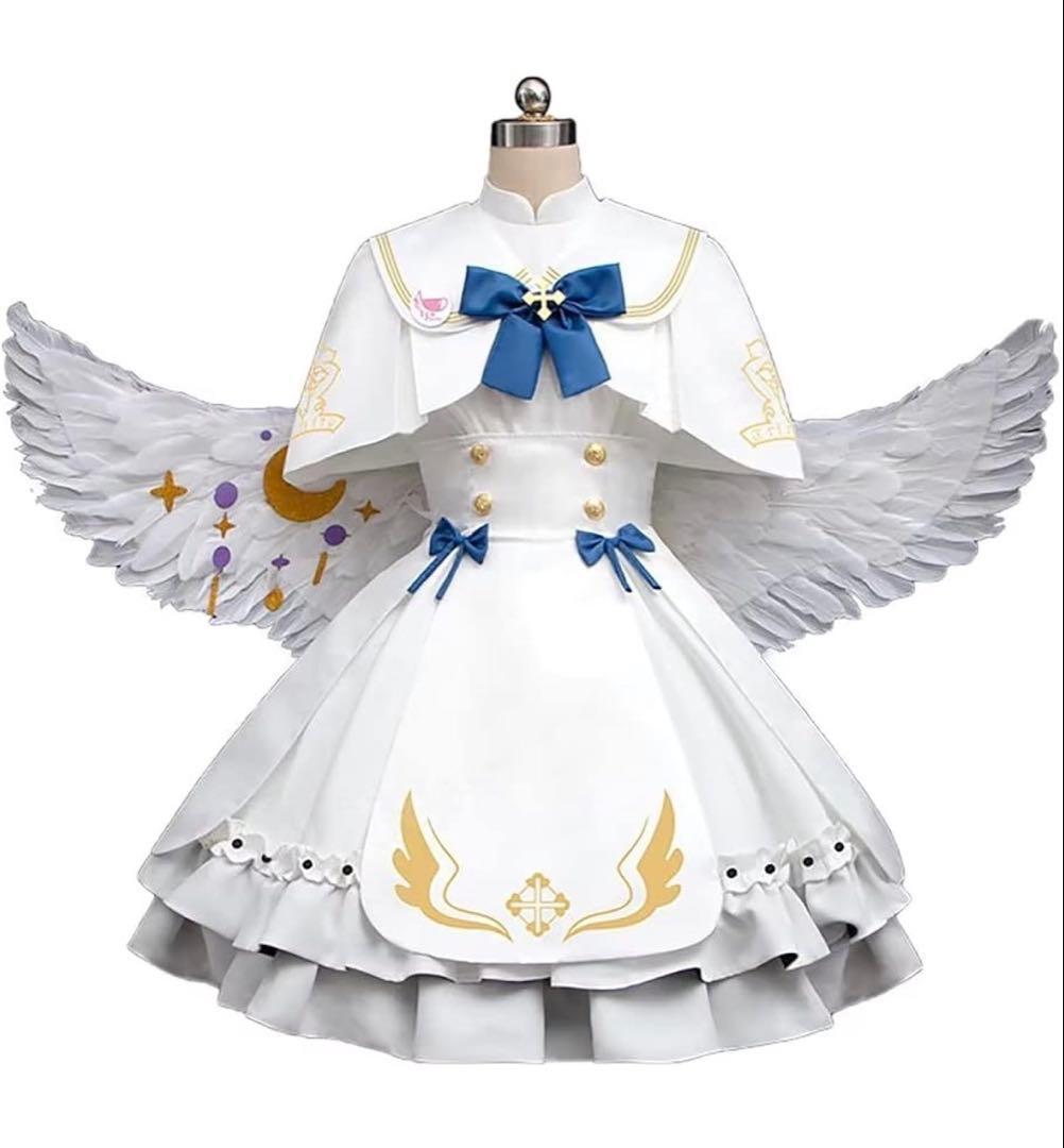 ブルーアーカイブ 聖園ミカ コスプレ衣装 キャラウィッグ 羽 フルセット