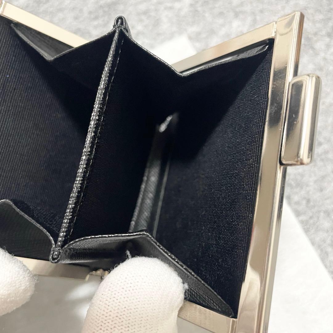 【未使用級】　バーバリー　ケース　小銭入れ　がま口　ノバチェック　ブラック