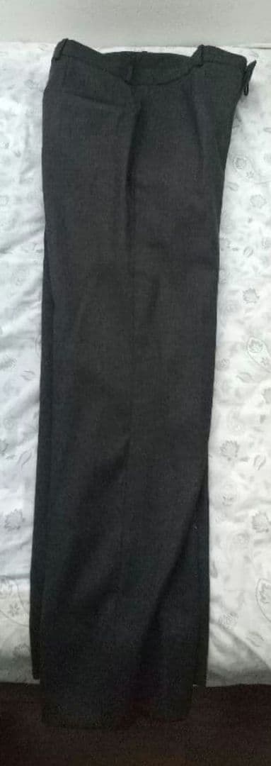 最高級 ウール ジルサンダー ダークグレー スラックス 44