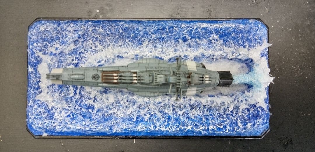 バンダイメカコレ宇宙戦艦ヤマト2202 主力戦艦 ドレッドノートジオラマ完成品